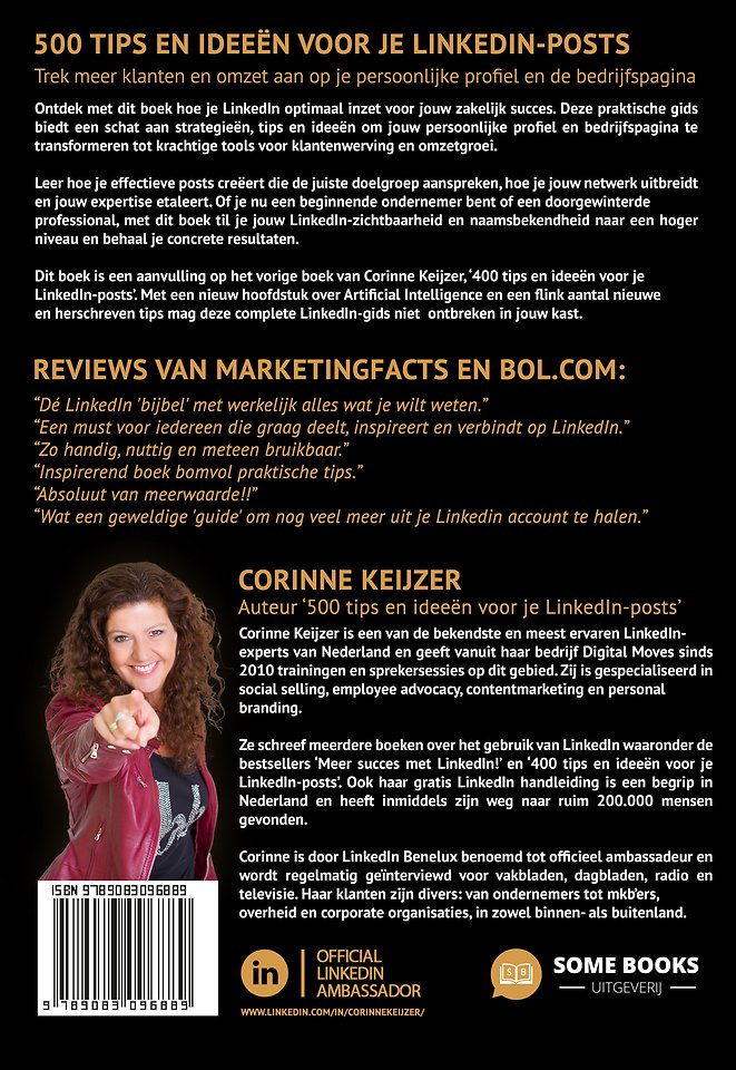 500 tips en ideeën voor je LinkedIn-posts