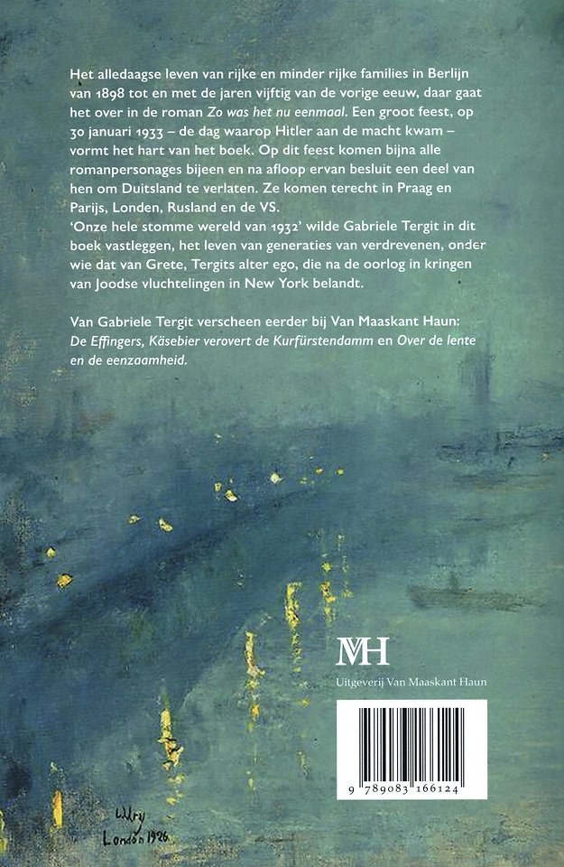 Zo was het nu eenmaal