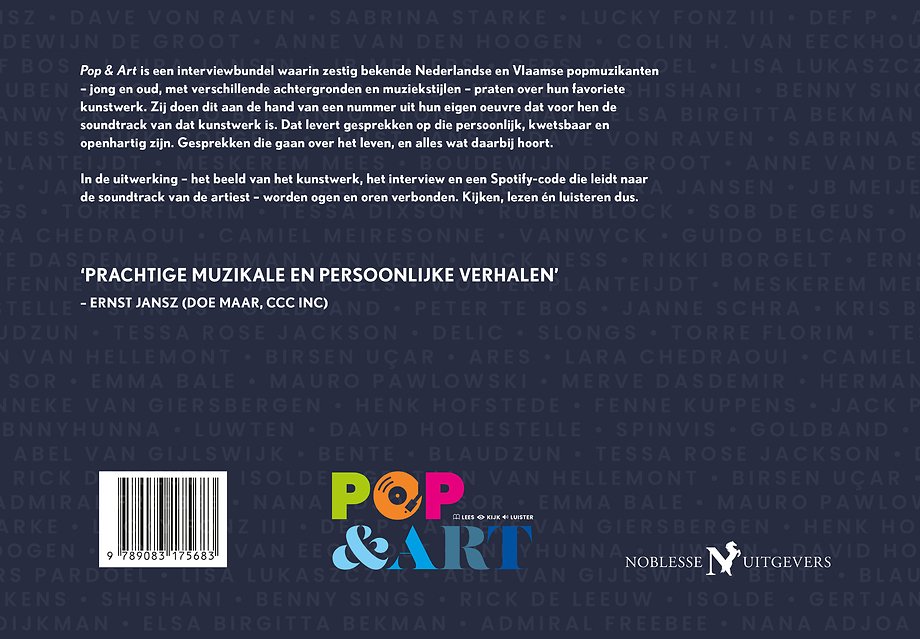 Pop & Art, 60 popmuzikanten over het kunstwerk van hun leven