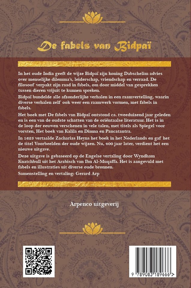 De fabels van Bidpai