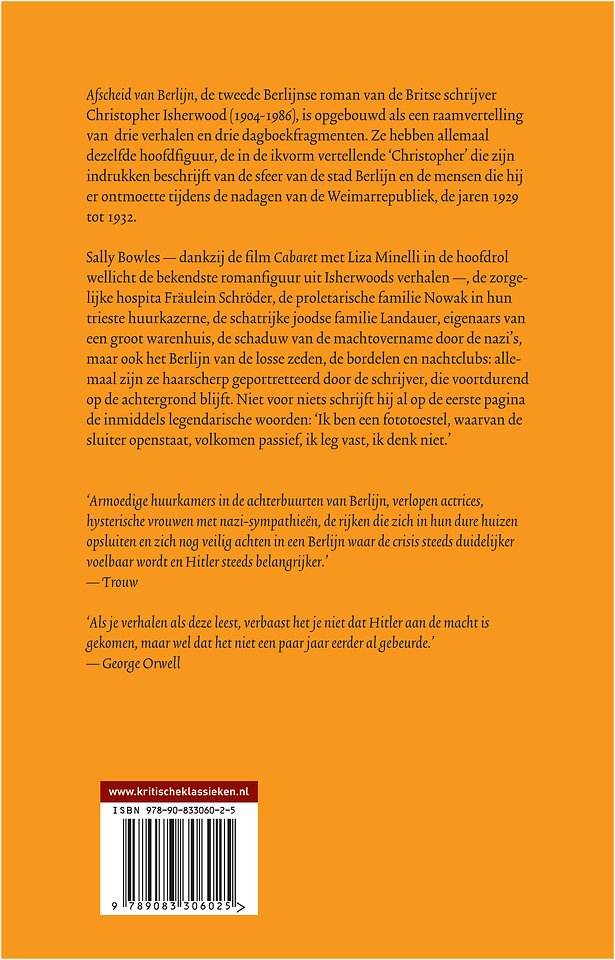 Afscheid van Berlijn