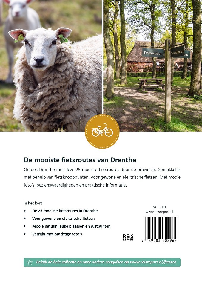 Fietsgids Drenthe - De 25 mooiste fietsroutes