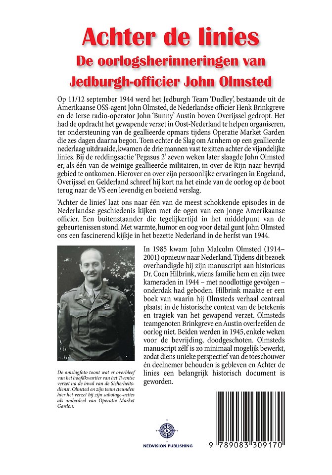 Achter de linies. De oorlogsherinneringen van Jedburgh-officier John Olmsted