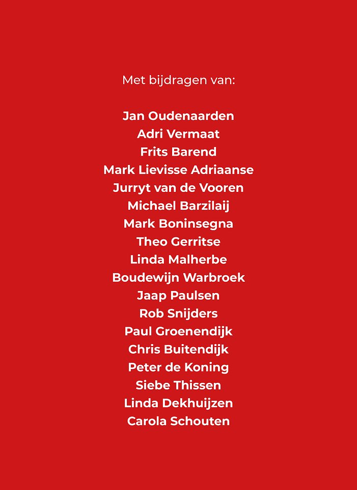 En wie niet springt...