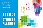 Purple Monkey agenda & studeerplanner 2025-2026
