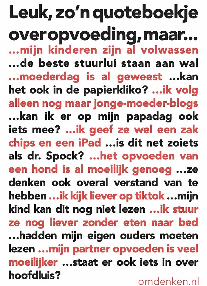 De 75 beste uitspraken over omdenken in opvoeding