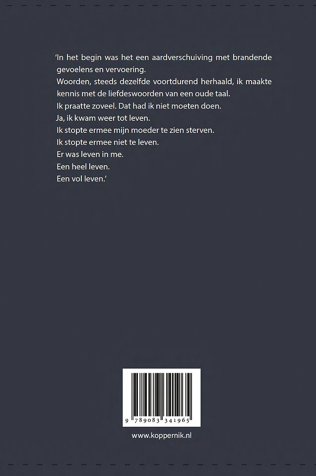 Mijn moeder lacht