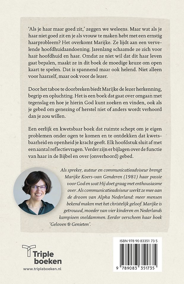 Zelfs al je haren zijn geteld