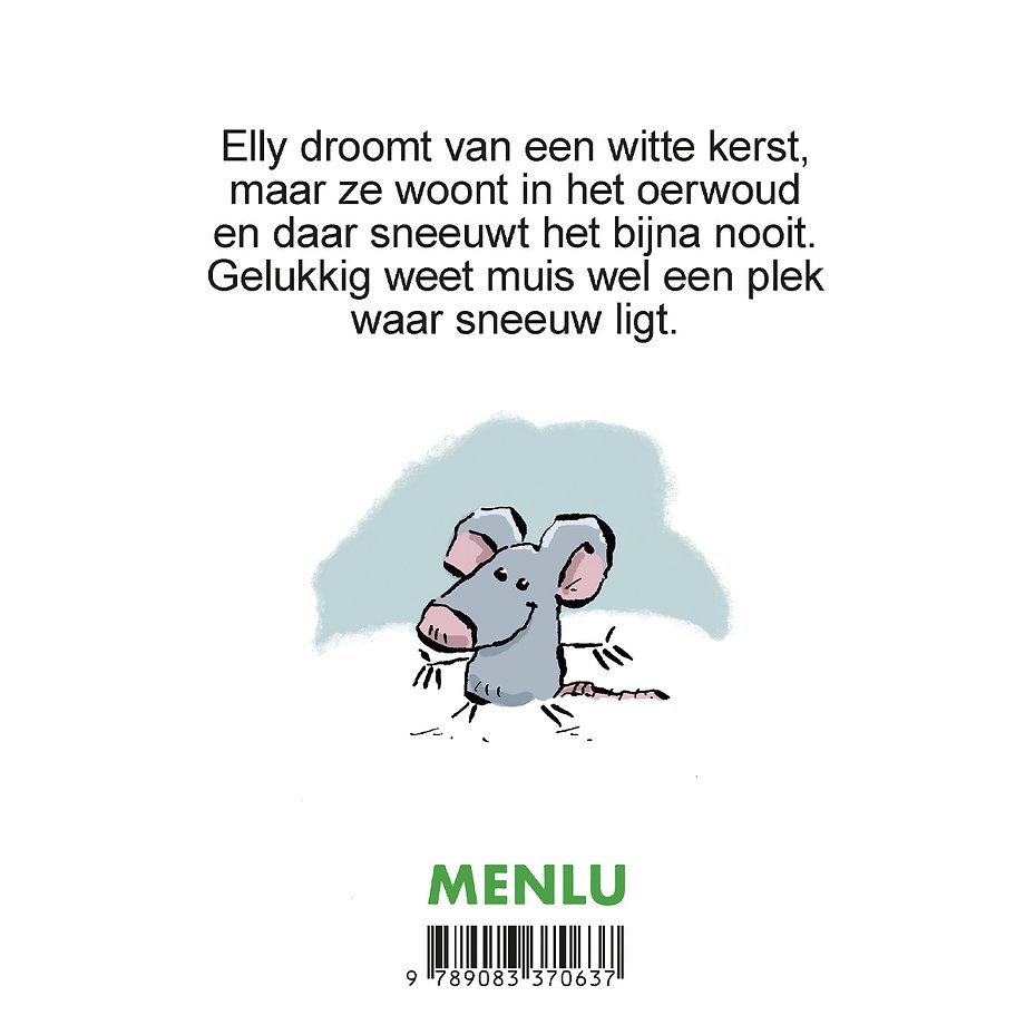 Elly de Olifant droomt van een witte kerst
