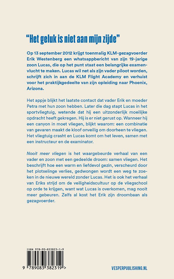 Nooit meer vliegen