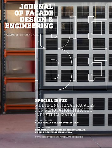 Special Issue Multifunctional Façades for Renovation through Industrialization