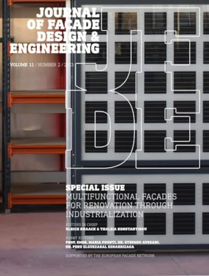 Special Issue Multifunctional Façades for Renovation through Industrialization
