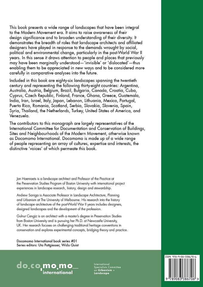 Landscape Architecture and Infrastructure of the Twentieth Century