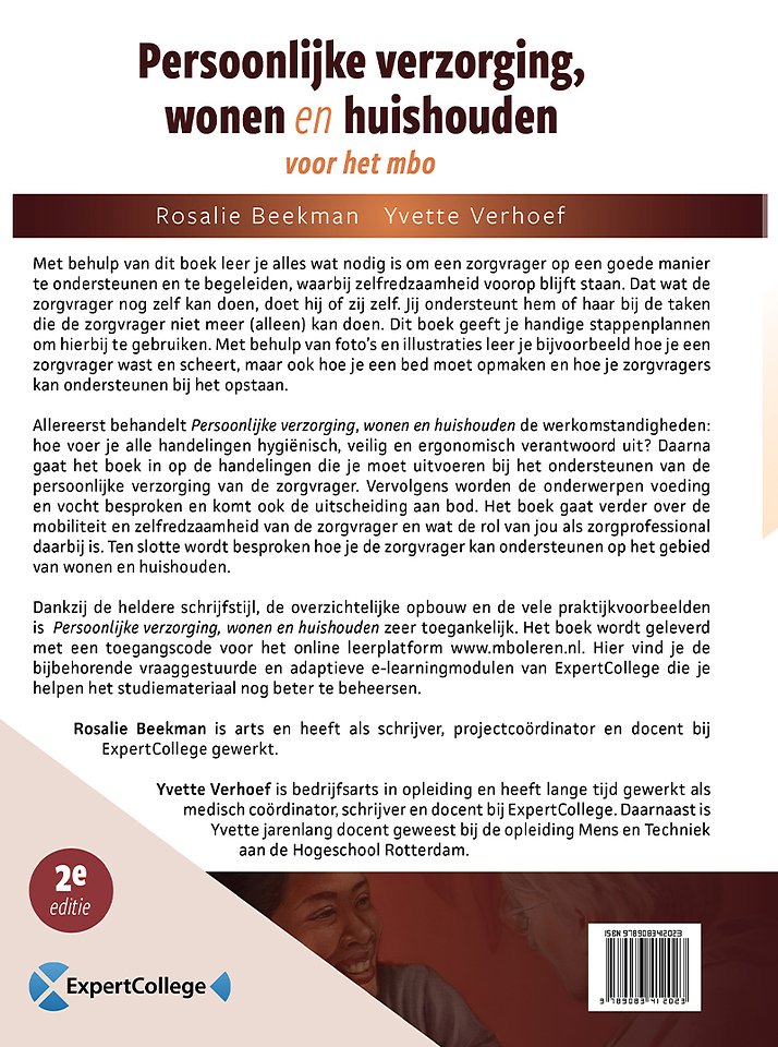 Persoonlijke verzorging, wonen en huishouden