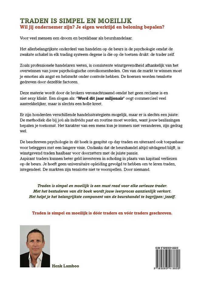 Traden is simpel en moeilijk