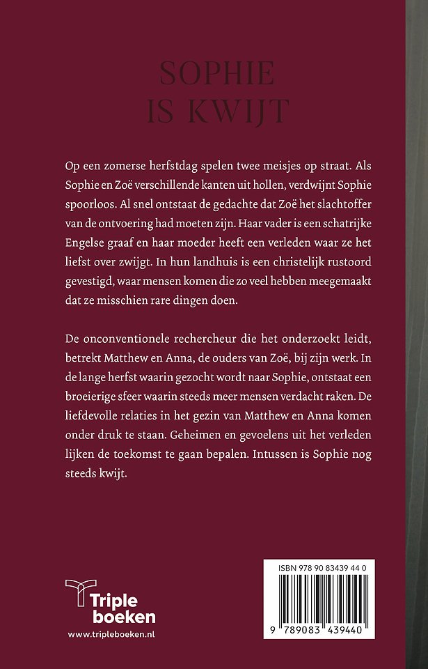 Sophie is kwijt