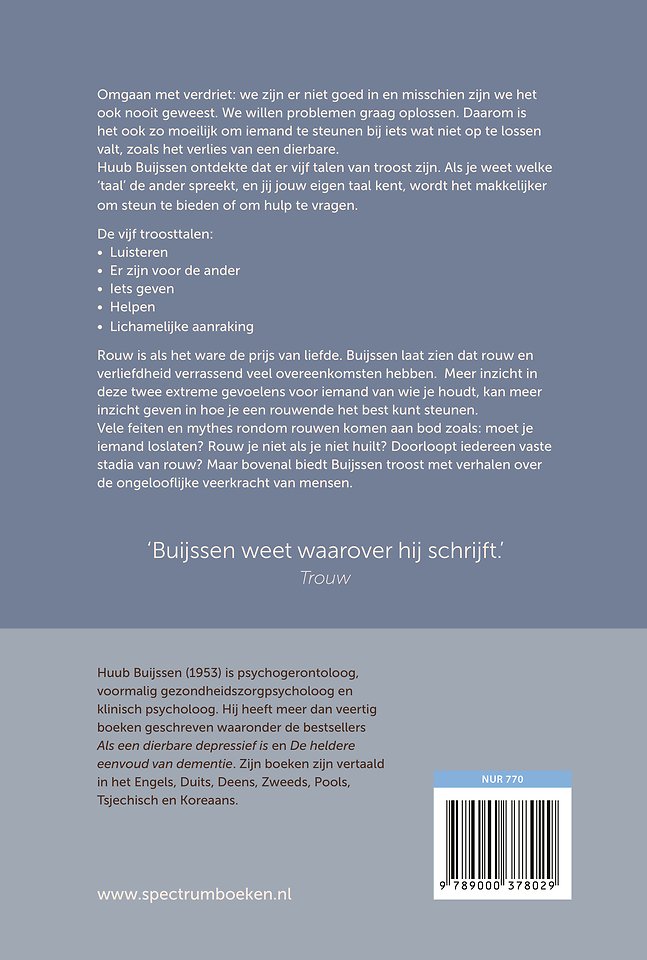 De vijf talen van troost