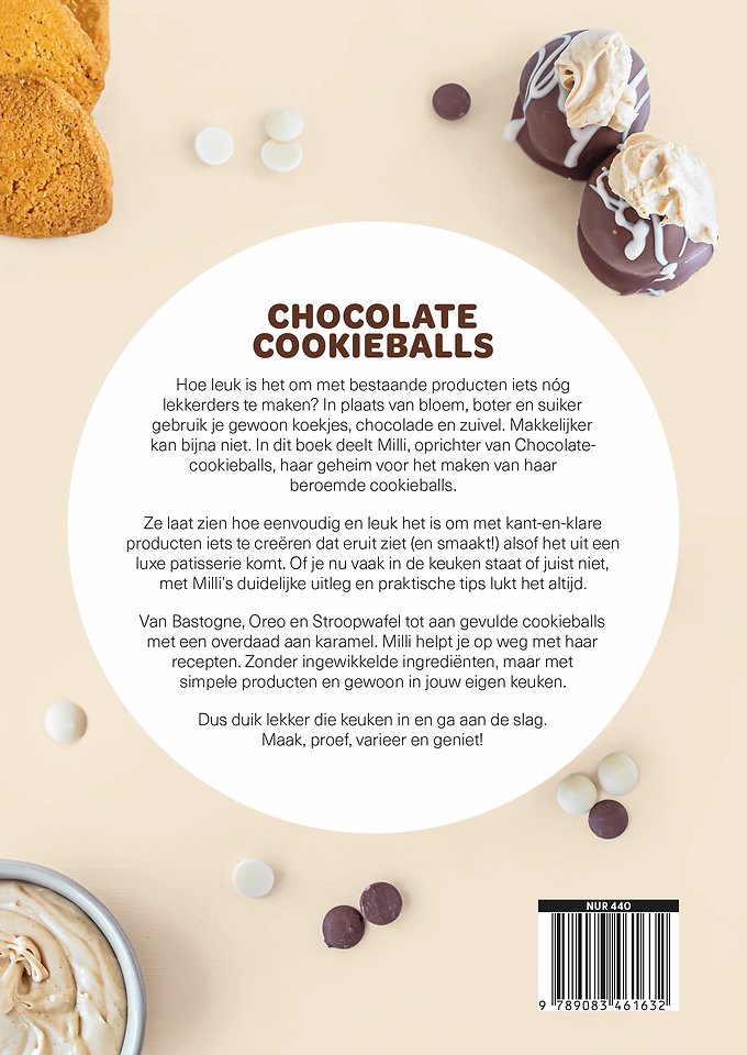50x Chocolatecookieballs
