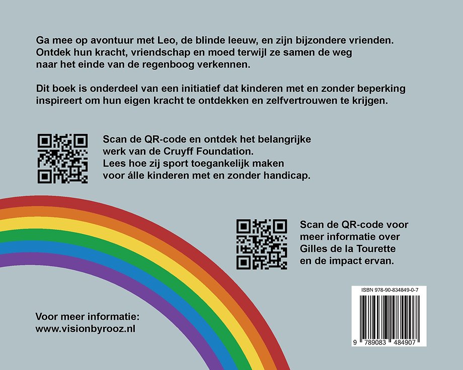 Leo, de blinde leeuw en de zoektocht naar het einde van de regenboog!