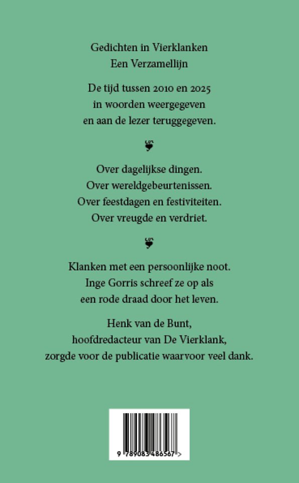 Gedichten in Vierklanken