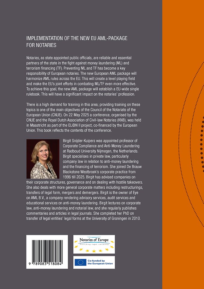 Implementation of the new EU AML-package for notaries