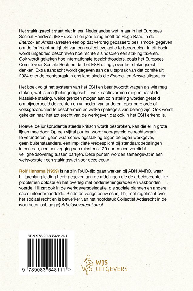 Een stakingswet voor deze eeuw
