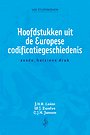 Hoofdstukken uit de Europese codificatiegeschiedenis Hoofdstukken uit de Europese codificatiegeschiedenis