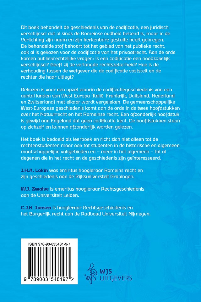 Hoofdstukken uit de Europese codificatiegeschiedenis