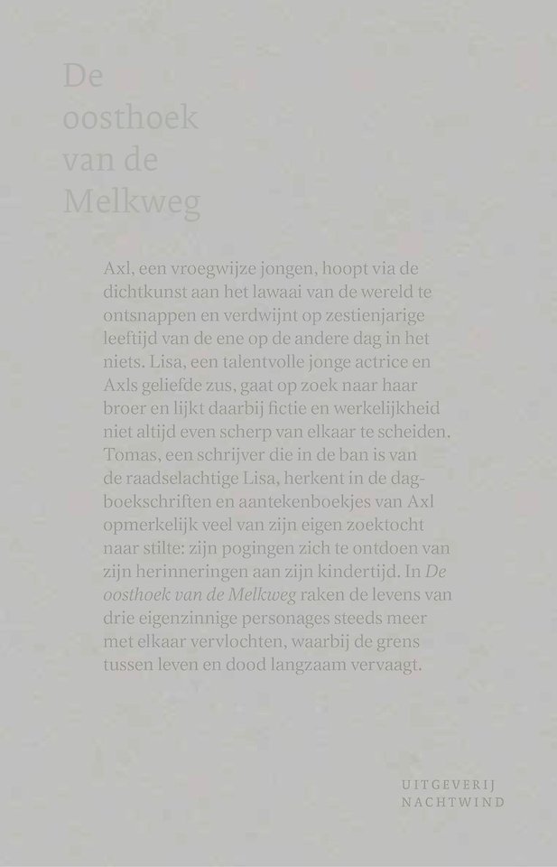 De oosthoek van de Melkweg