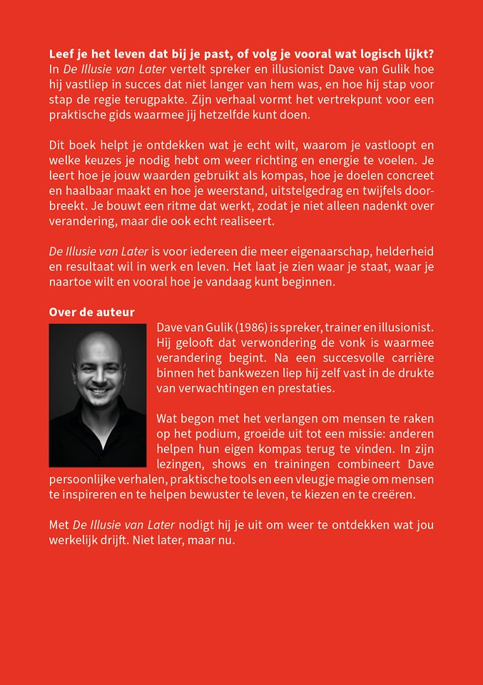 De Illusie van Later