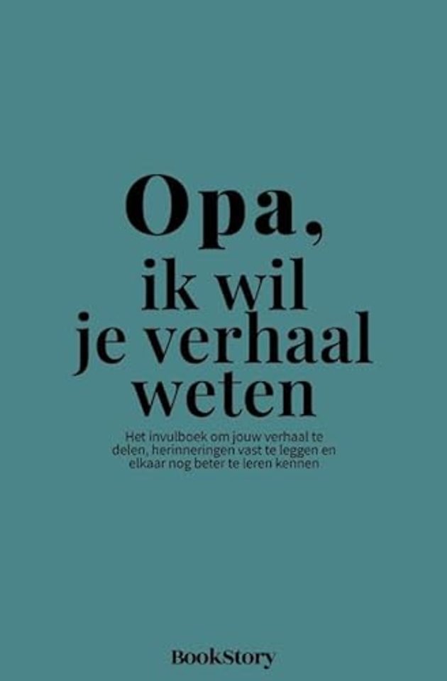 Opa, ik wil je verhaal weten