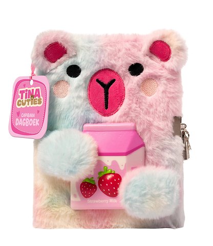 Tina Cuties Capibara Dagboek met melkpakje