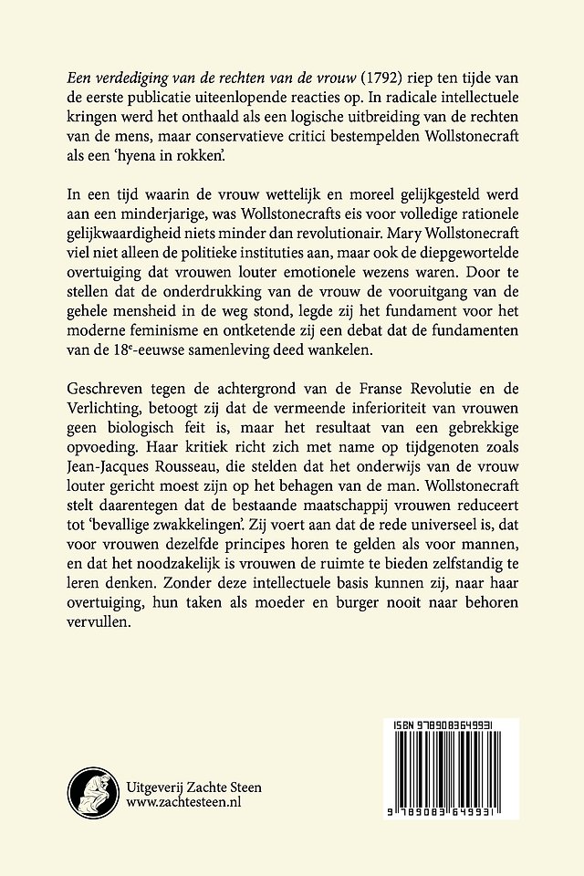 Een Verdediging van de Rechten van de Vrouw