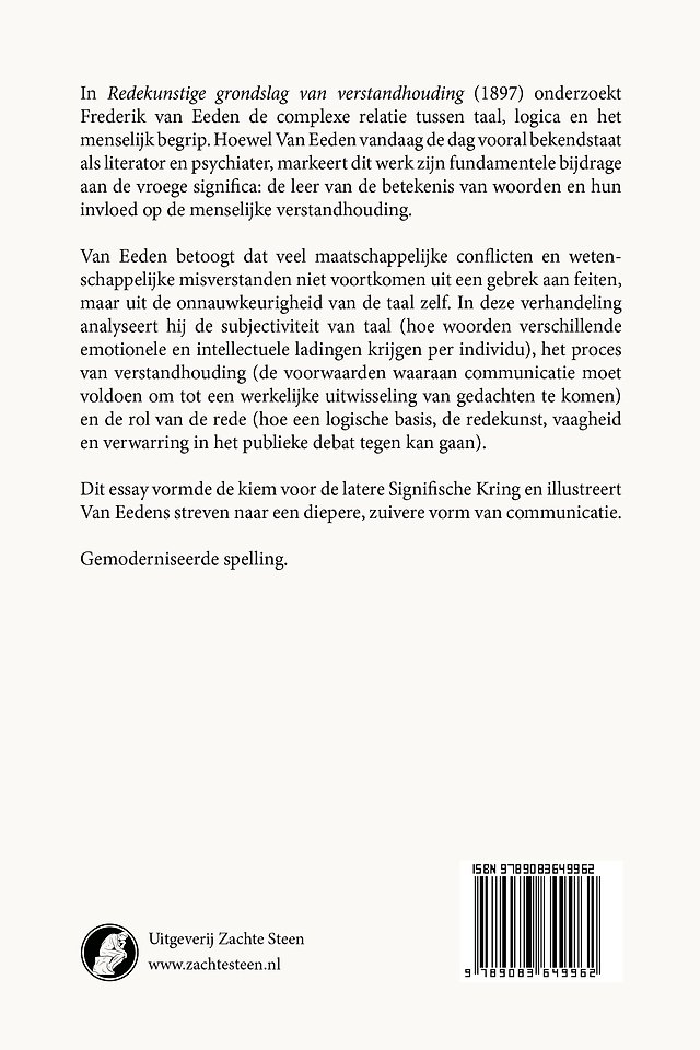 Redekunstige grondslag van verstandhouding