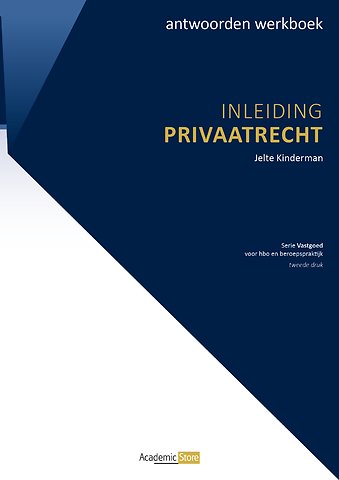 Inleiding Privaatrecht Antwoorden (2026/2027)