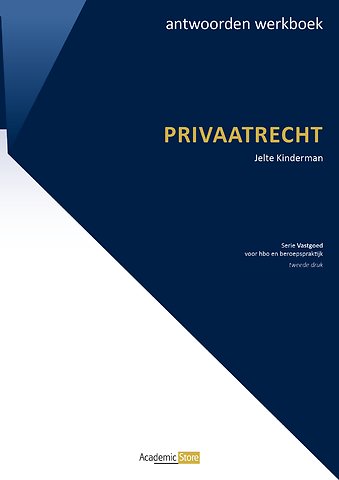Privaatrecht Antwoorden (2026/2027)