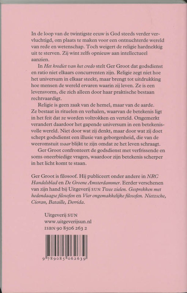 Het krediet van het credo