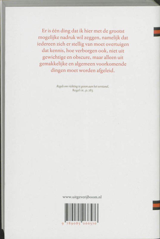 Bibliotheek Descartes 1 Samenvatting van de muziekleer ; Persoonlijke aantekeningen ; Descartes' dromen ; Regels om richting te geven aan het verstand