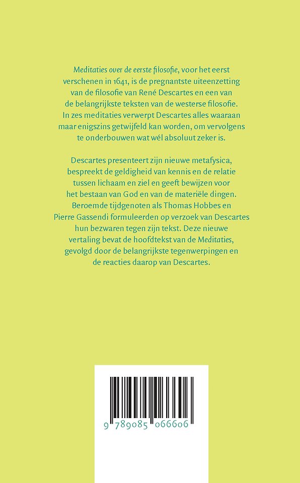 Meditaties over de eerste filosofie