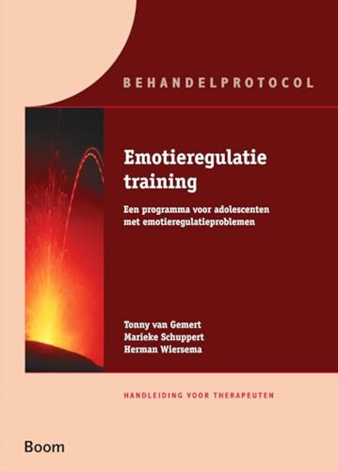 Emotieregulatietraining Handleiding voor therapeuten