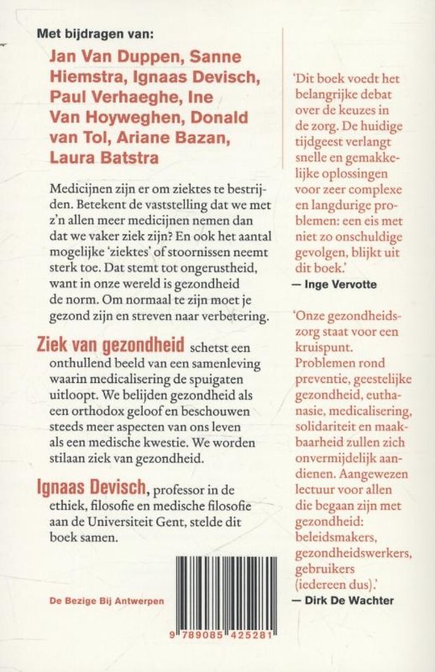 Ziek van gezondheid