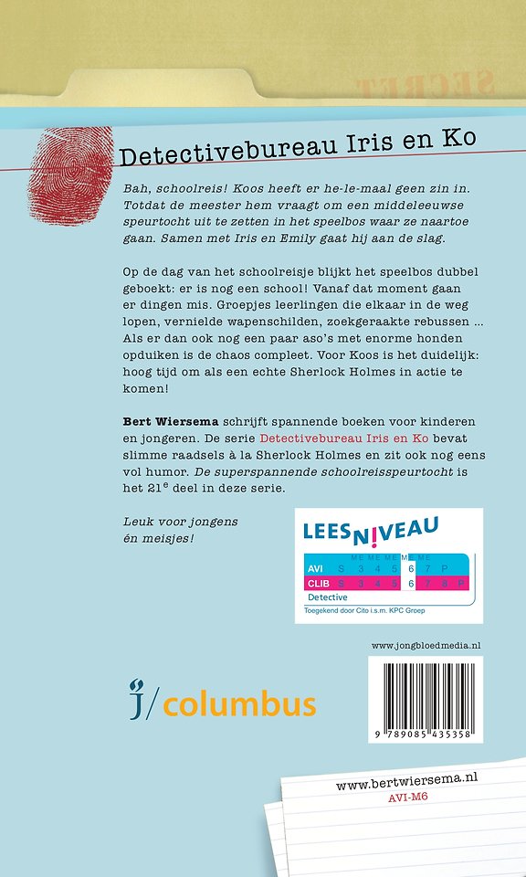 De superspannende schoolreisspeurtocht