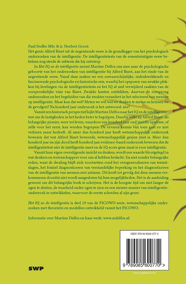 Het IQ en de intelligentie
