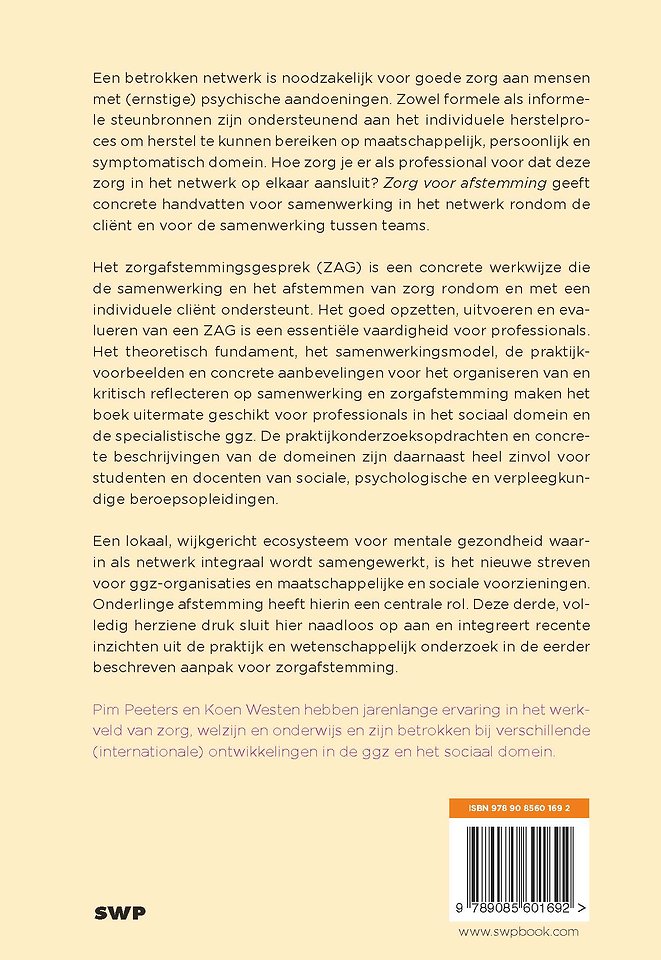 Zorg voor afstemming