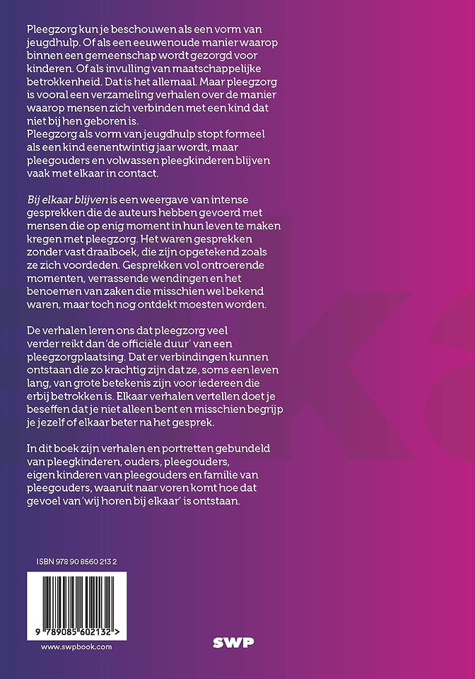 Bij elkaar blijven