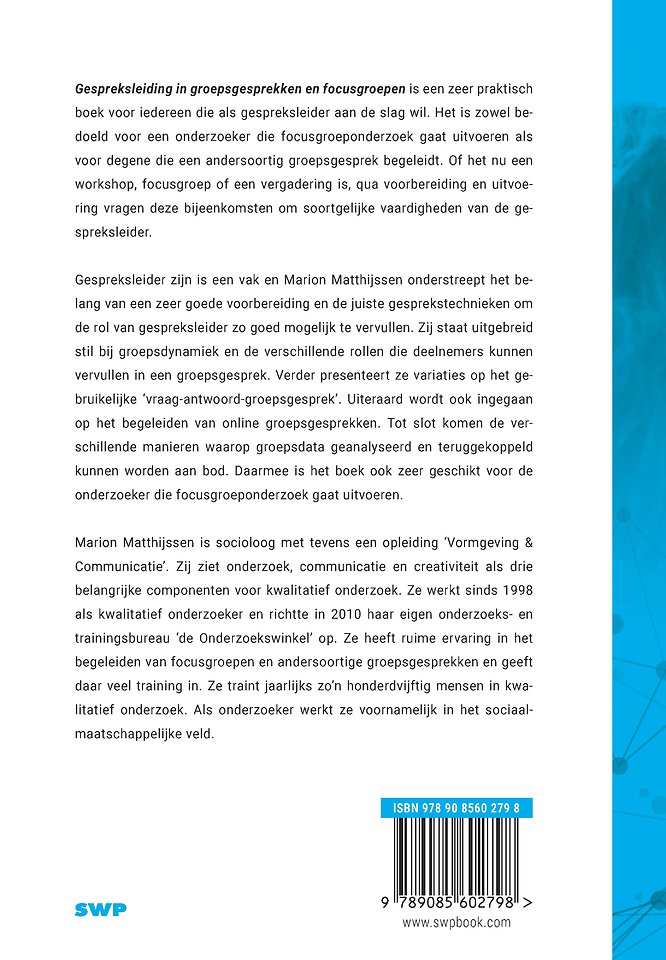 Gespreksleiding in groepsgesprekken en focusgroepen