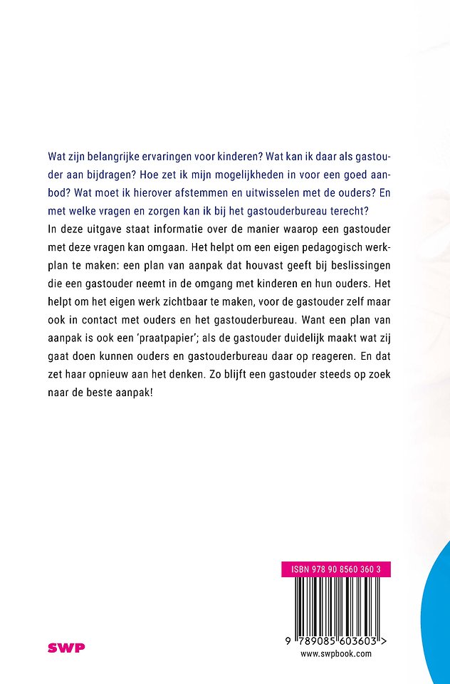 Werken met een persoonlijk pedagogisch plan in de gastouderopvang