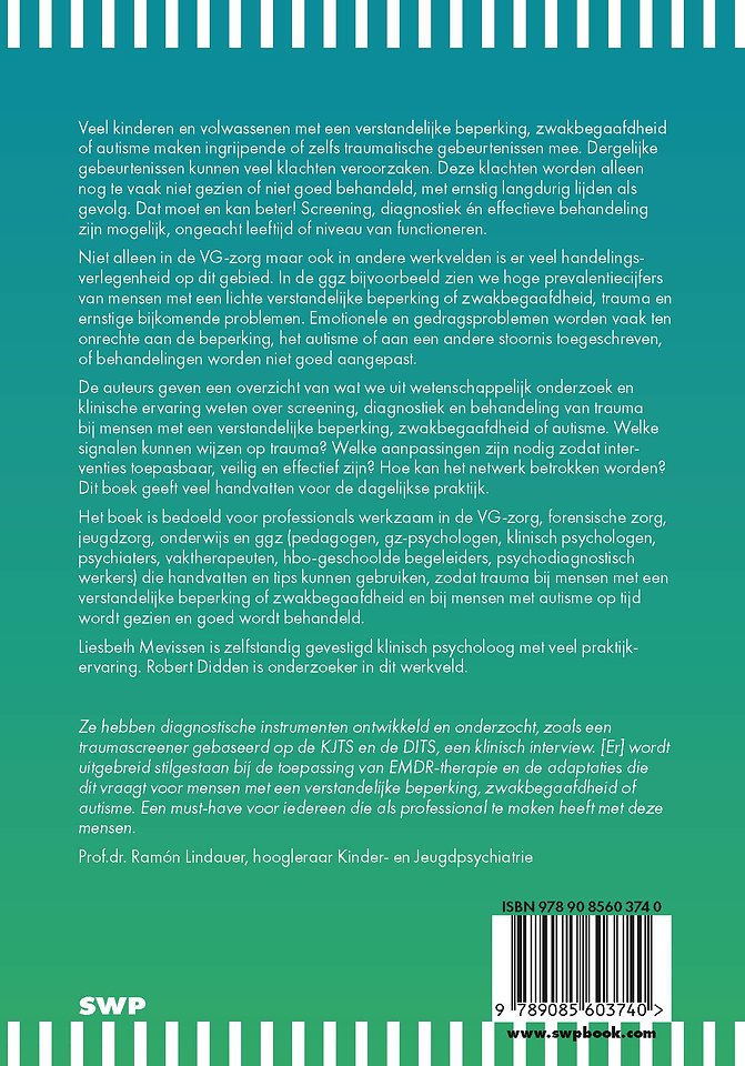 Trauma, verstandelijke beperking, zwakbegaafdheid, autisme