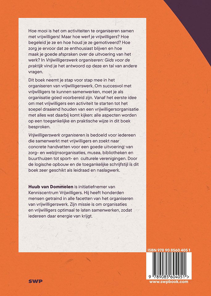 Vrijwilligerswerk organiseren