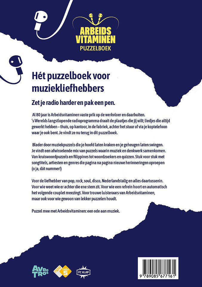 Puzzelboek arbeidsvitaminen